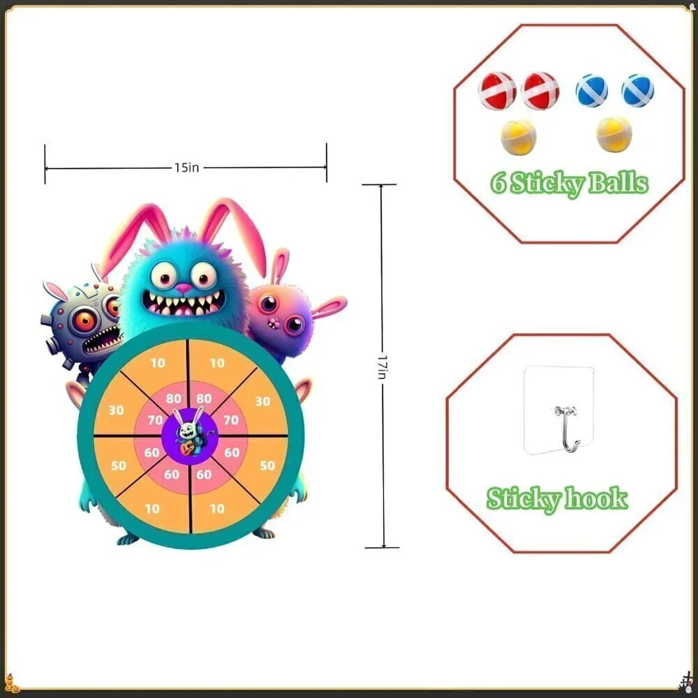 Velcro Dart Board - FUN for the whole family! BRAND NEW